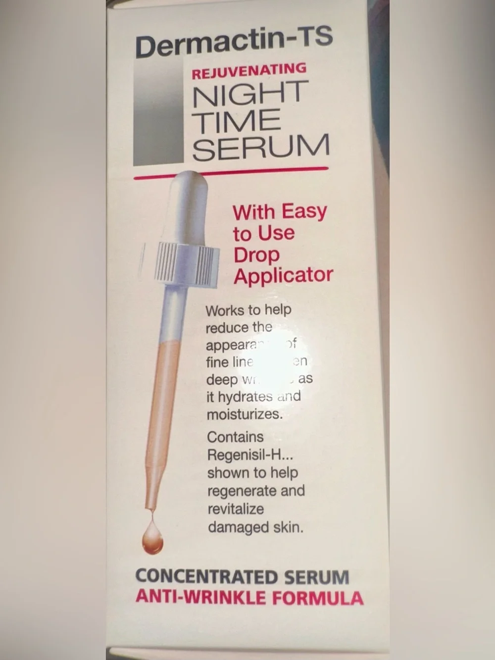 Rejuvenating Night Time Serum - White & Pink 1oz